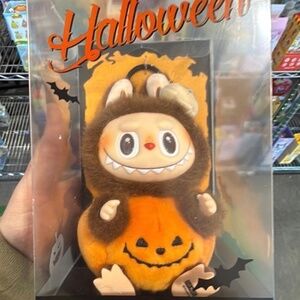 Labubu Halloween Pumpkin Plush RARE, NEW IN BOX
